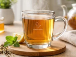 Glastasse mit Gravur - Sternzeichen