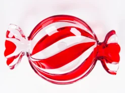 Glas-Teller Karamell – rund
