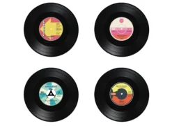 Glasuntersetzer LPs 4er-Pack