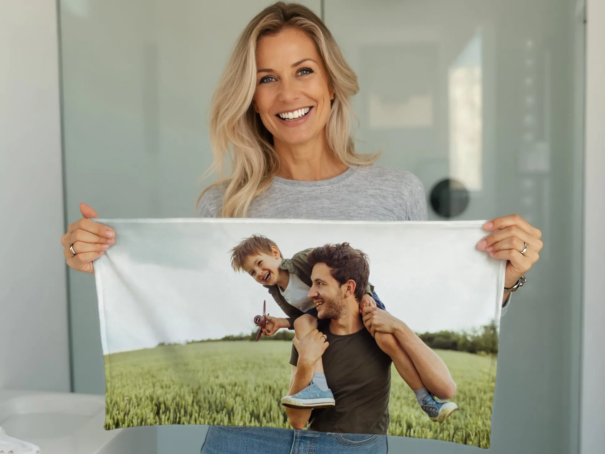 Handtuch mit eigenem Foto