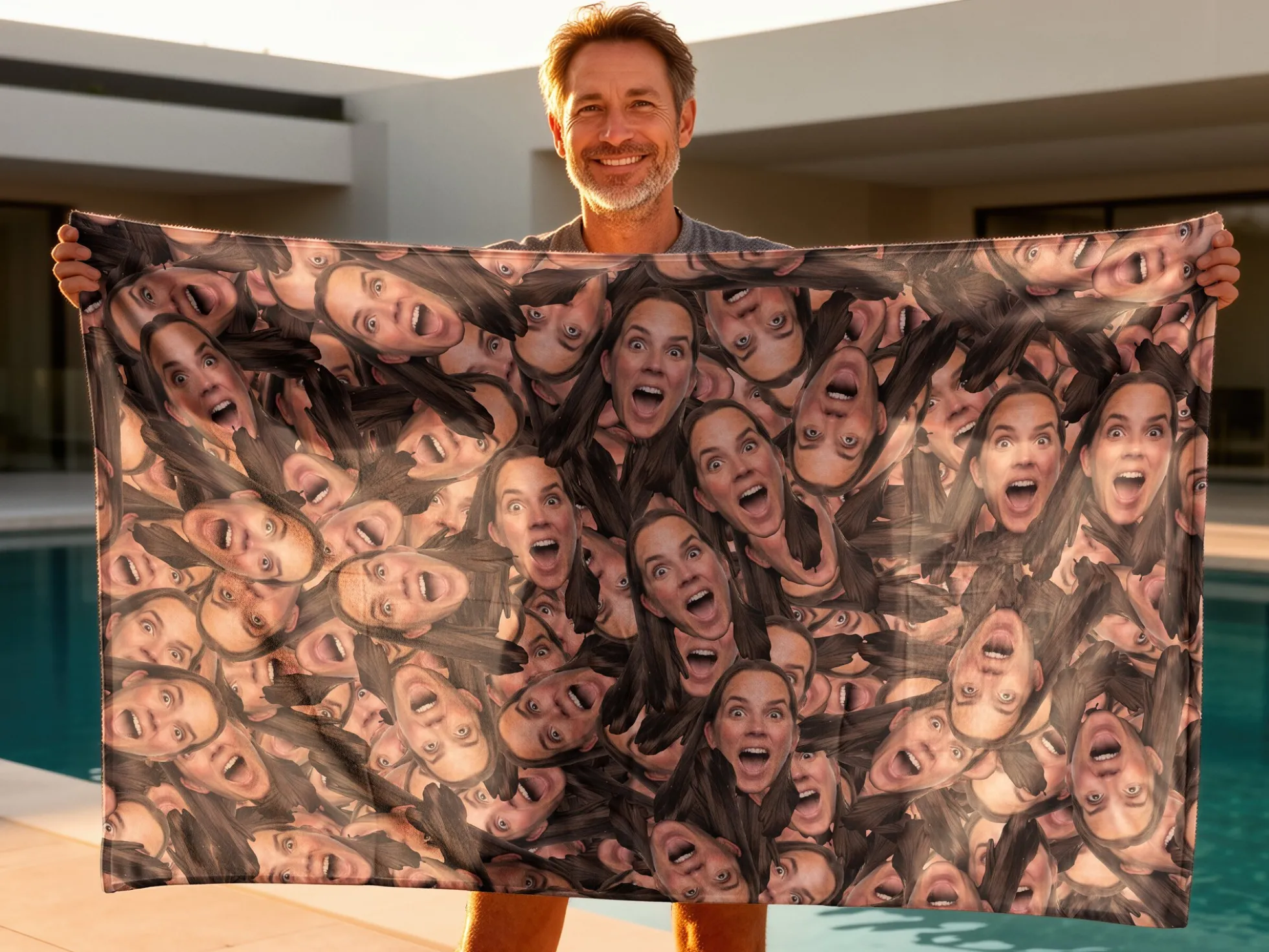 Handtuch mit eigenem Foto – Multiface