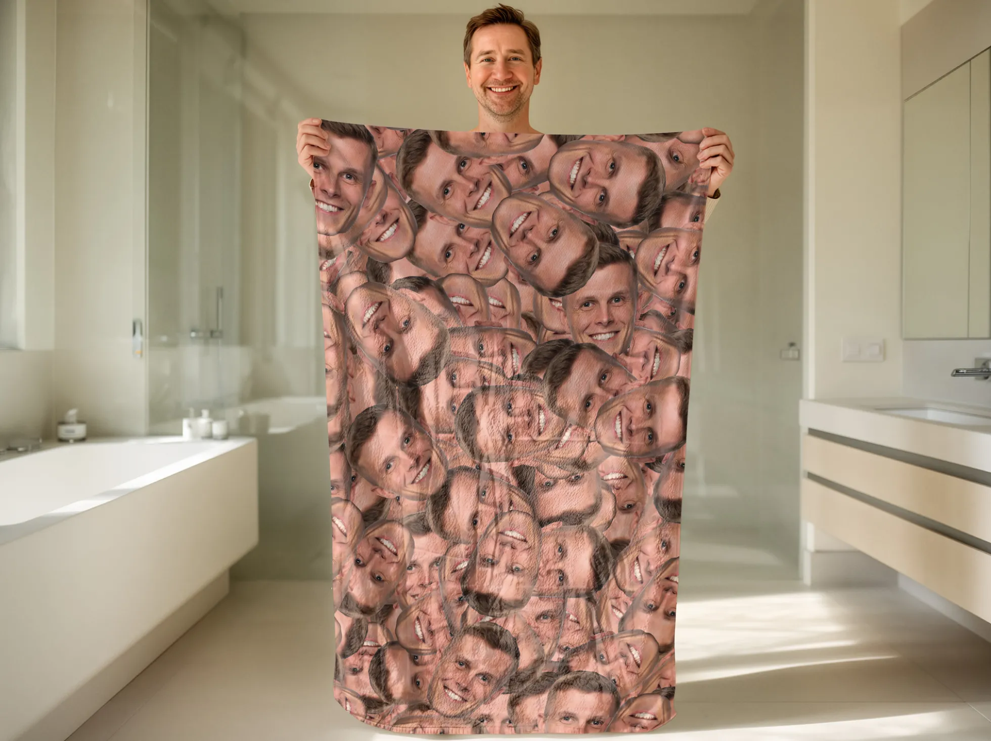 Handtuch mit eigenem Foto – Multiface