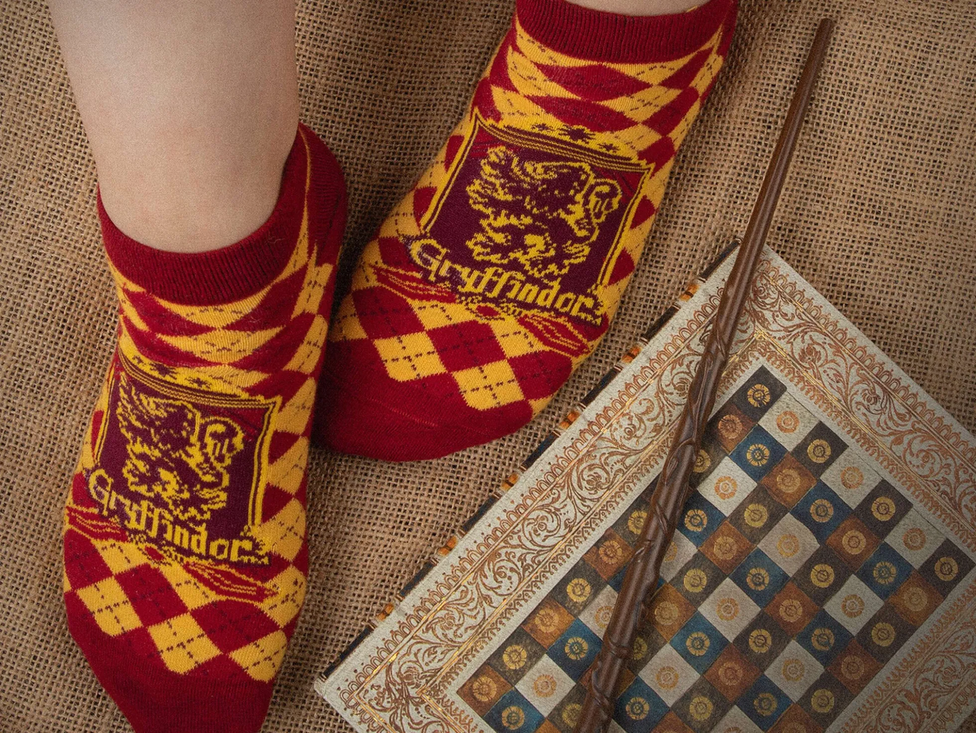 Harry Potter Knöchelsocken 3er-Pack - Gryffindor