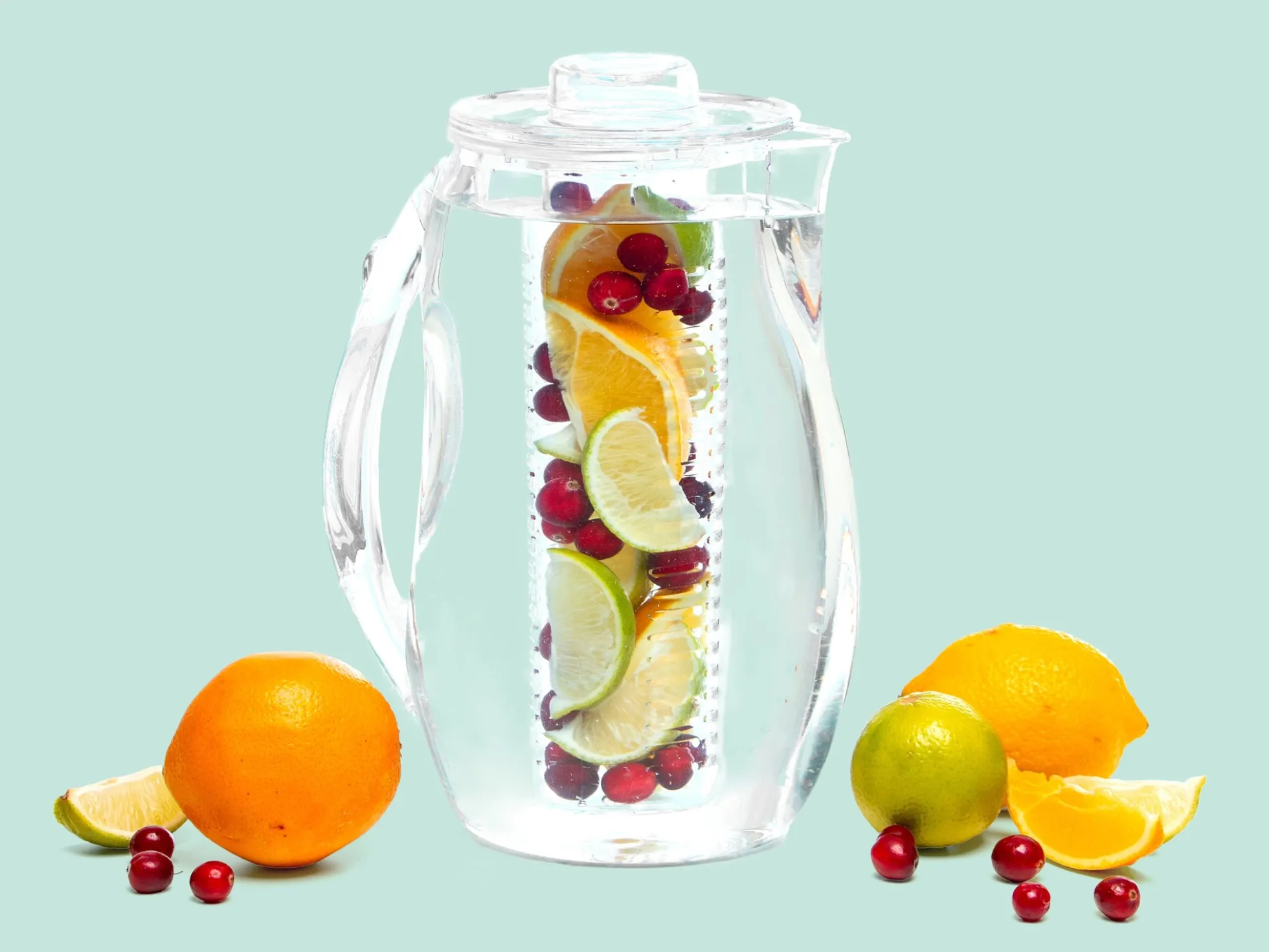 Kanne mit Fruchthalter