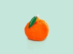 Kerze - Orange 7 cm