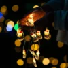Lichterkette Schneemänner 3m