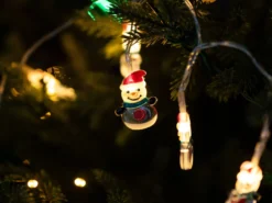 Lichterkette Schneemänner 3m