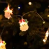 Lichterkette Weihnachtsmänner 3m