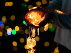 Lichterkette Weihnachtsmänner 3m