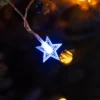 Lichterkette Weihnachtssterne 3m