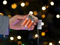 Lichterkette Weihnachtssterne 3m
