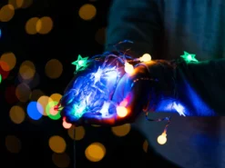 Lichterkette Weihnachtssterne 3m