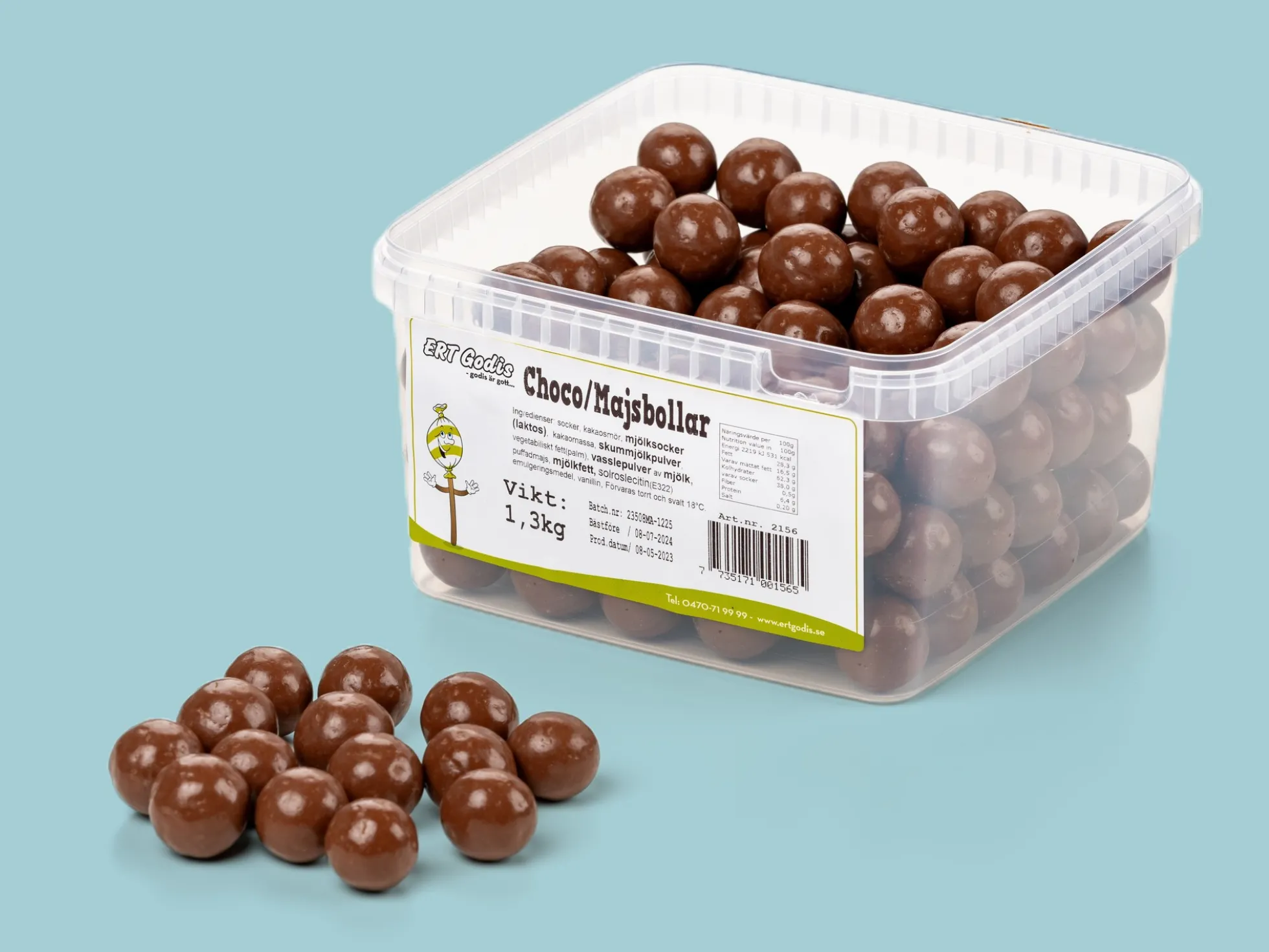 Maisbällchen Schokolade Süßigkeiten 1,3 kg
