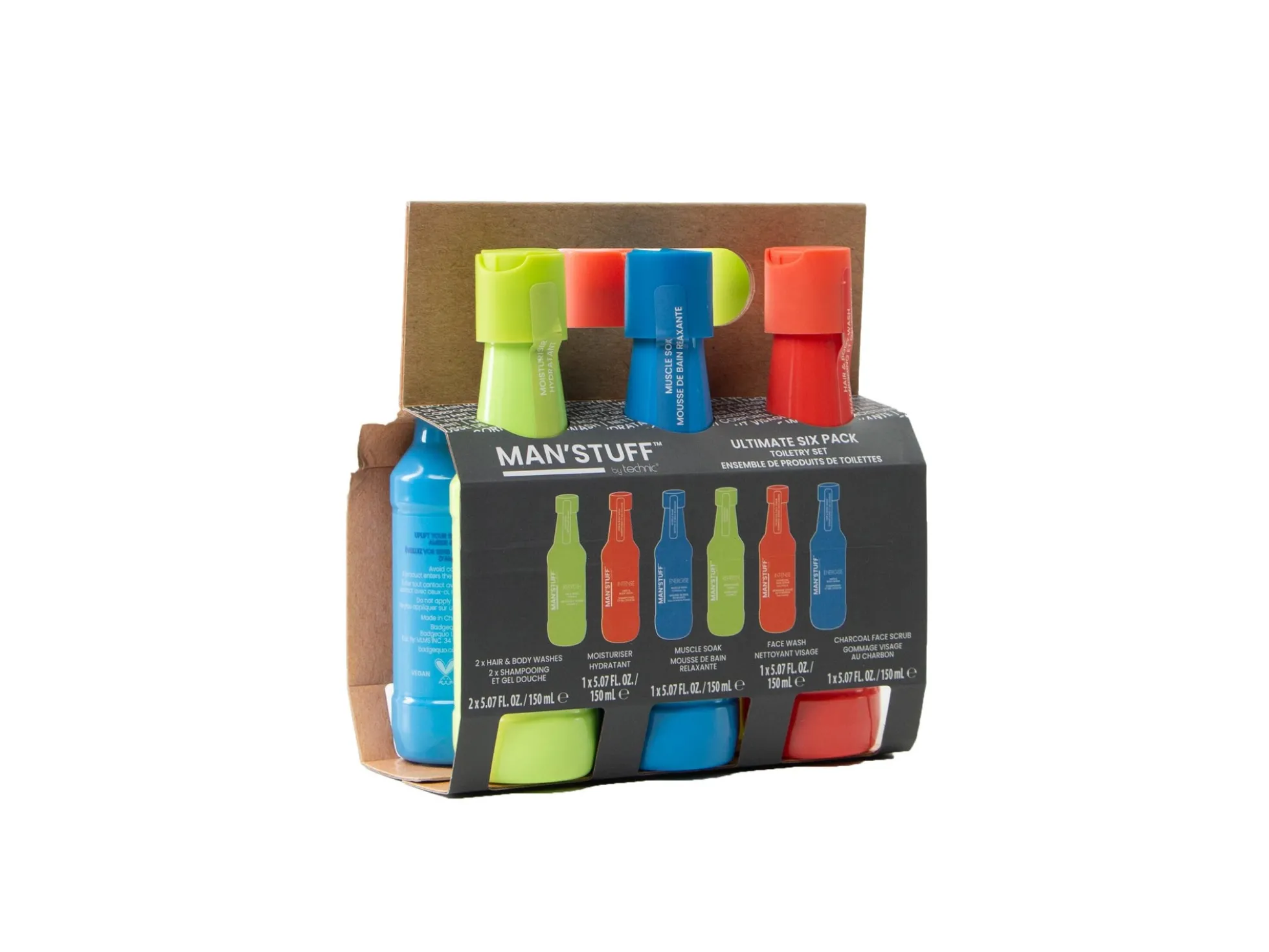 Man Stuff Ultimate Six Pack Duschset