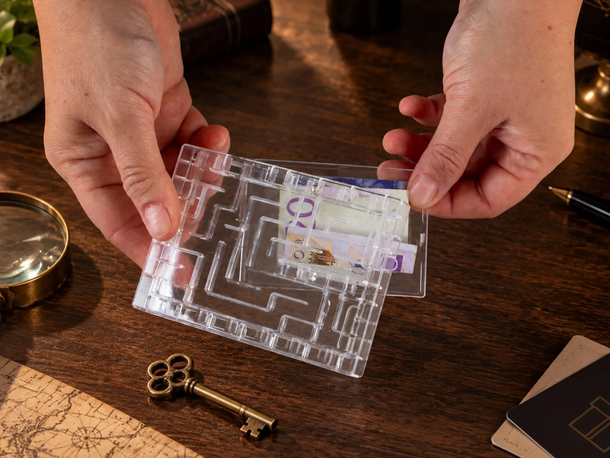 Money Maze Gutscheinbox