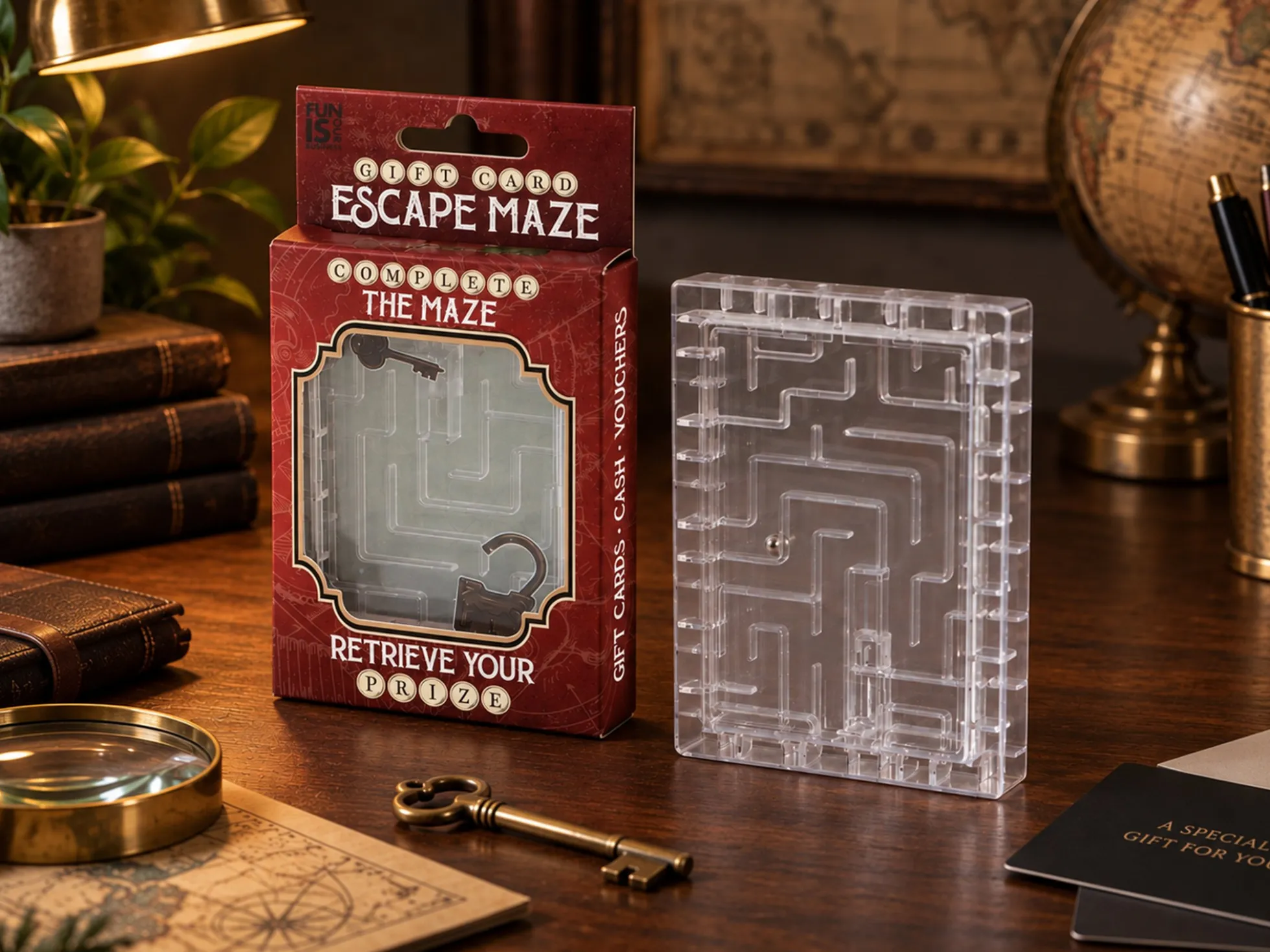 Money Maze Gutscheinbox