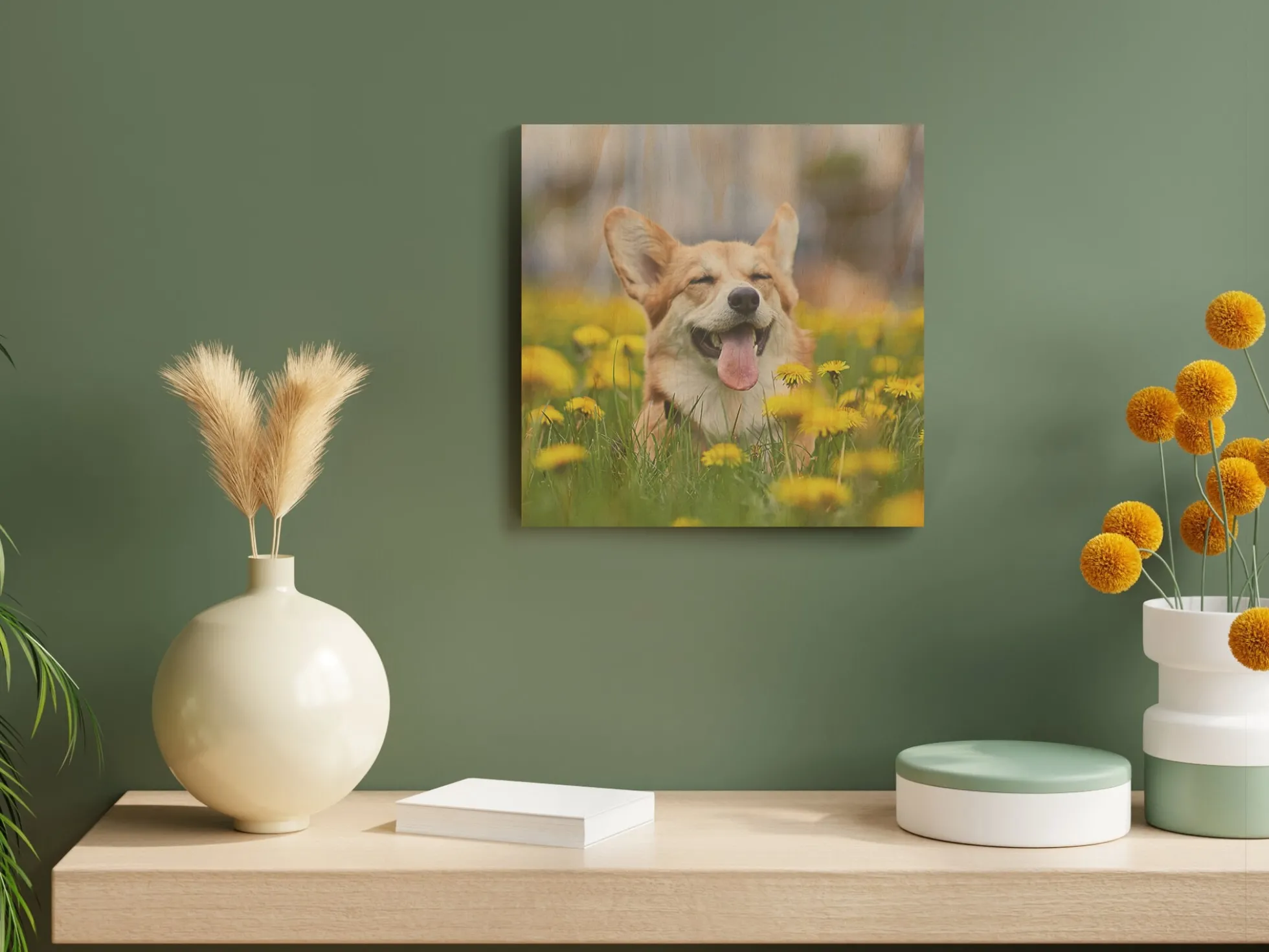 Persönlicher Fotoblock aus Holz