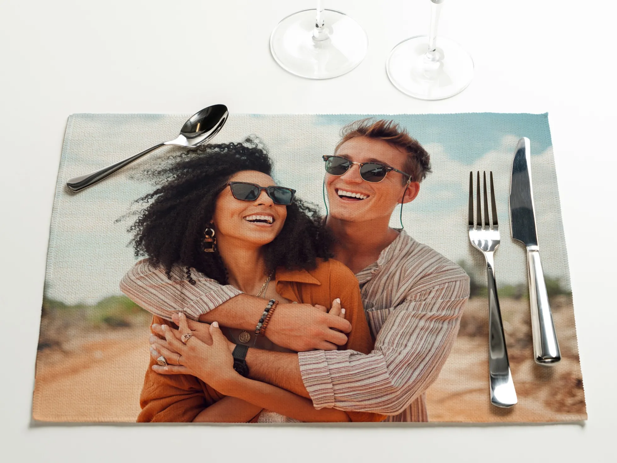 Persönlicher Teller Untersetzer mit Foto