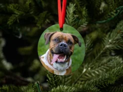 Persönlicher Weihnachtsbaumschmuck mit Foto