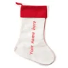 Persönlicher Weihnachtsstrumpf mit Text
