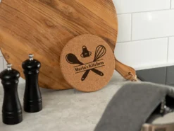 Persönliches Topfuntersetzer mit Namen - Grill