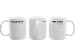 Persönliche Tasse mit Bewertung