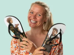 Personalisierte Flip-Flops mit Foto