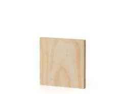 Personalisierter Holz-Fotoblock mit Text
