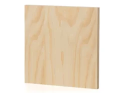 Personalisierter Holz-Fotoblock mit Text
