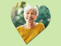 Personalisiertes Fotopuzzle - Herz