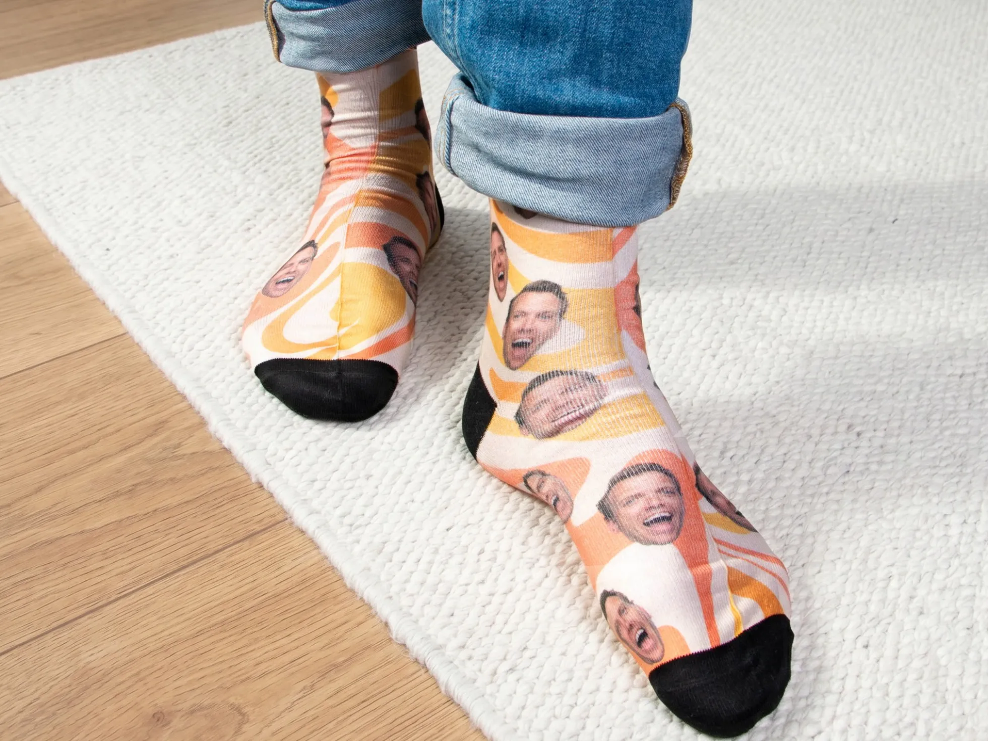 Personalisierte Socken mit Foto