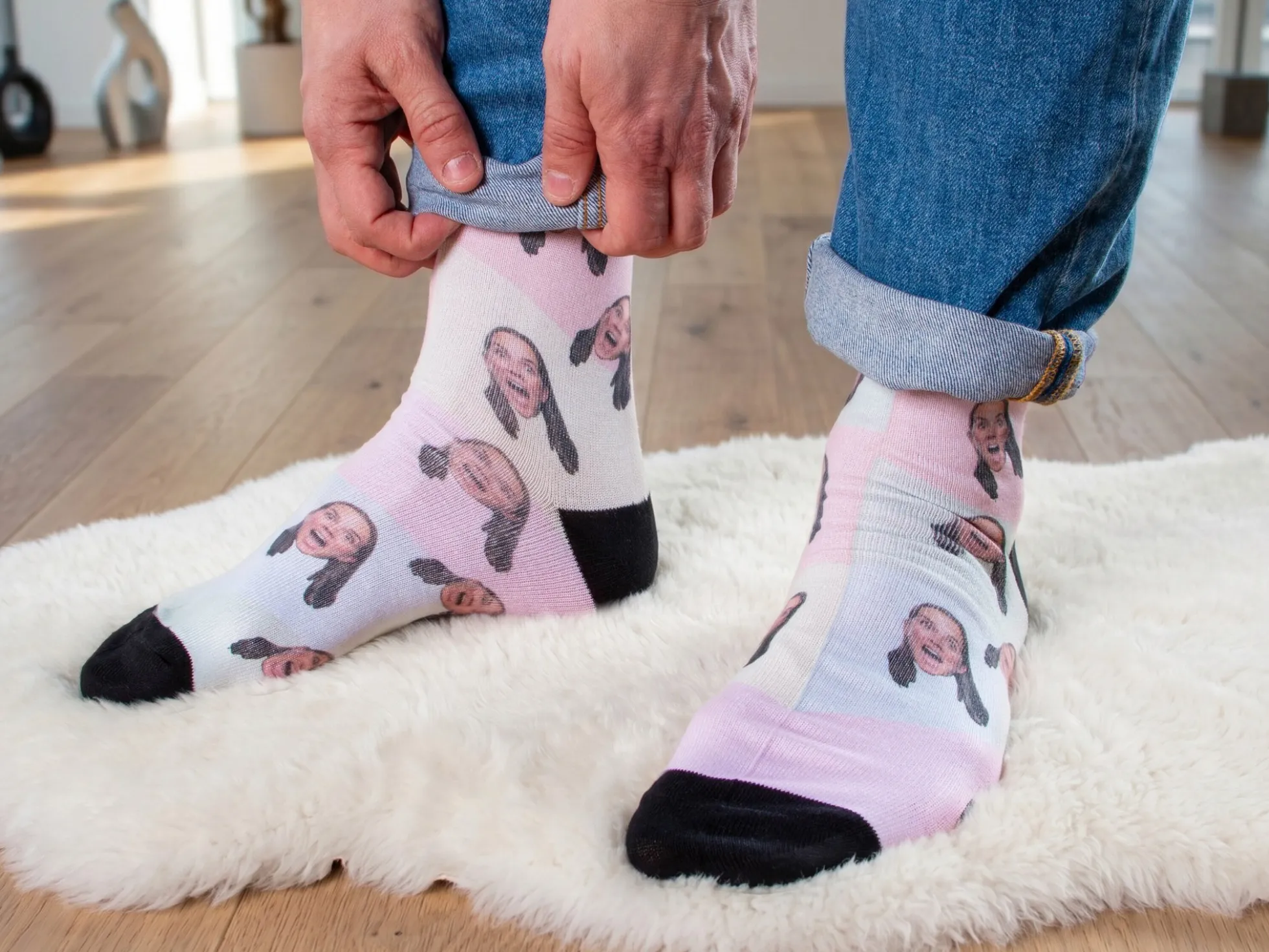 Personalisierte Socken mit Foto