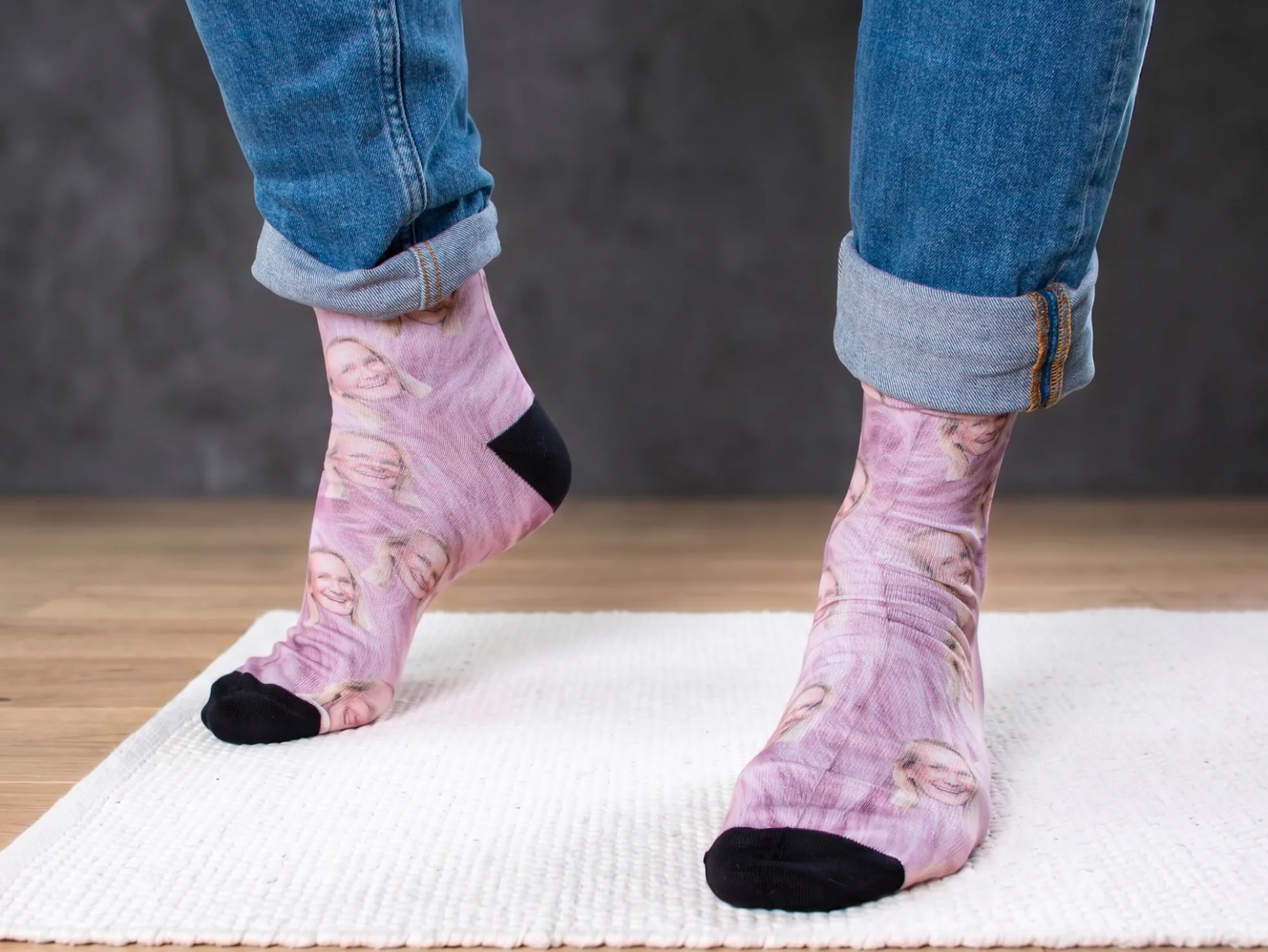 Personalisierte Socken mit Foto