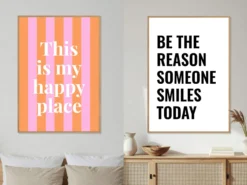Personalisiertes Poster mit Text