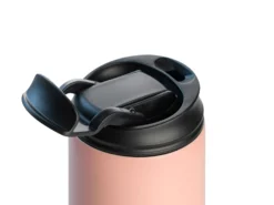Personalisierte Thermosflasche mit Strohhalm & Text - 600 ml