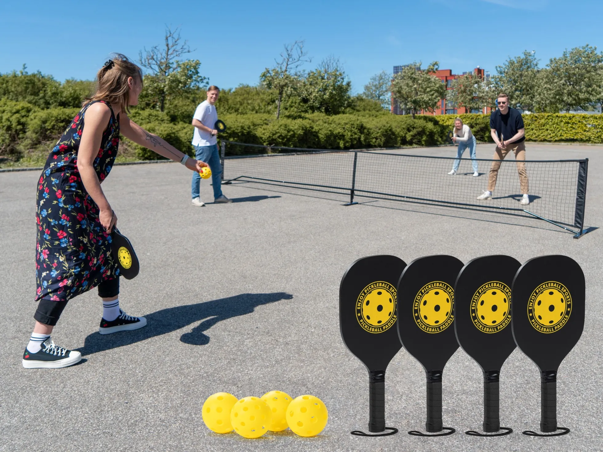 Pickleball Spiel