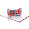 Pop-Up-Karte - Happy Birthday (rote Karte)