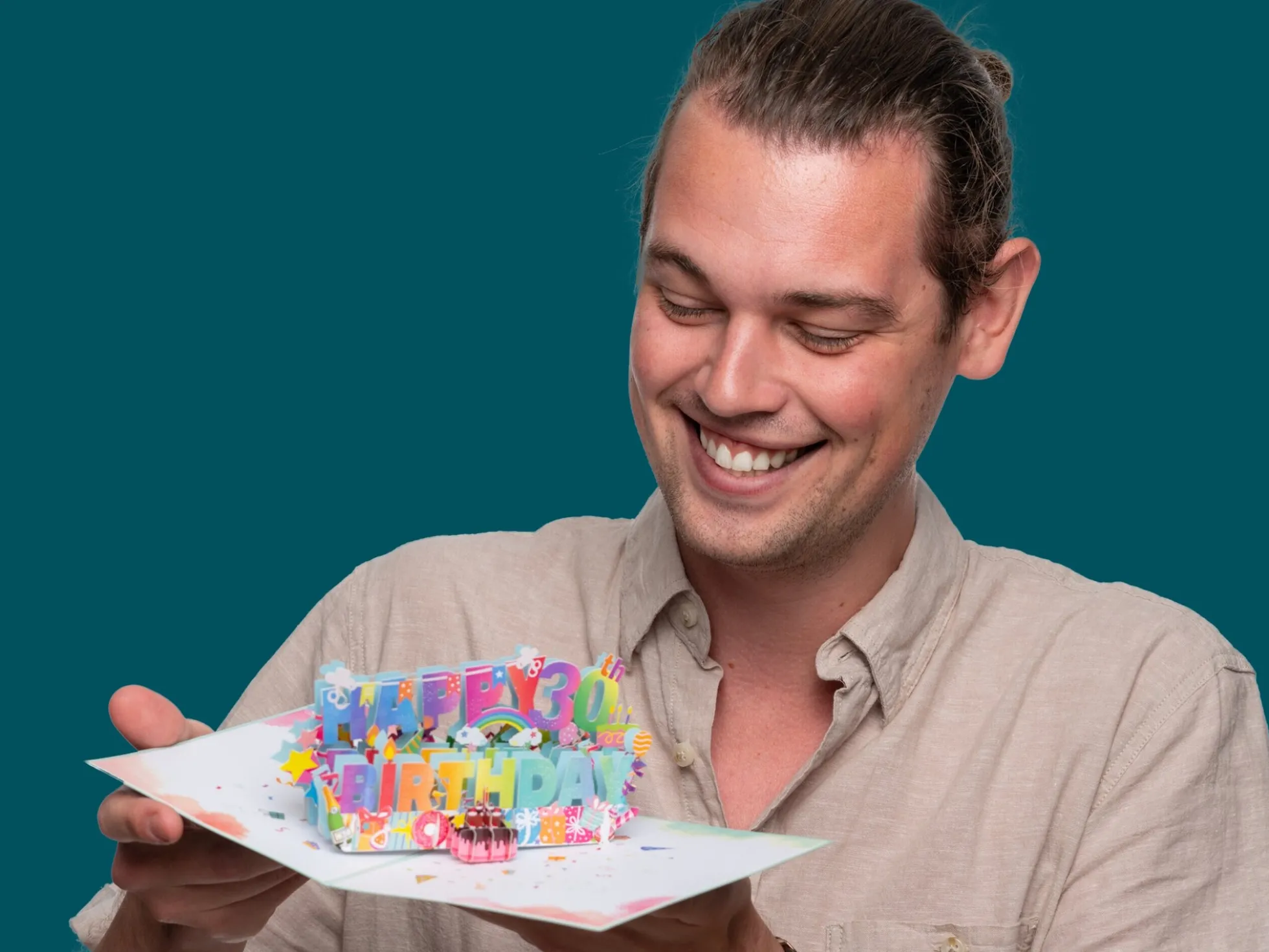 Pop-Up-Karte - Happy 30th Birthday