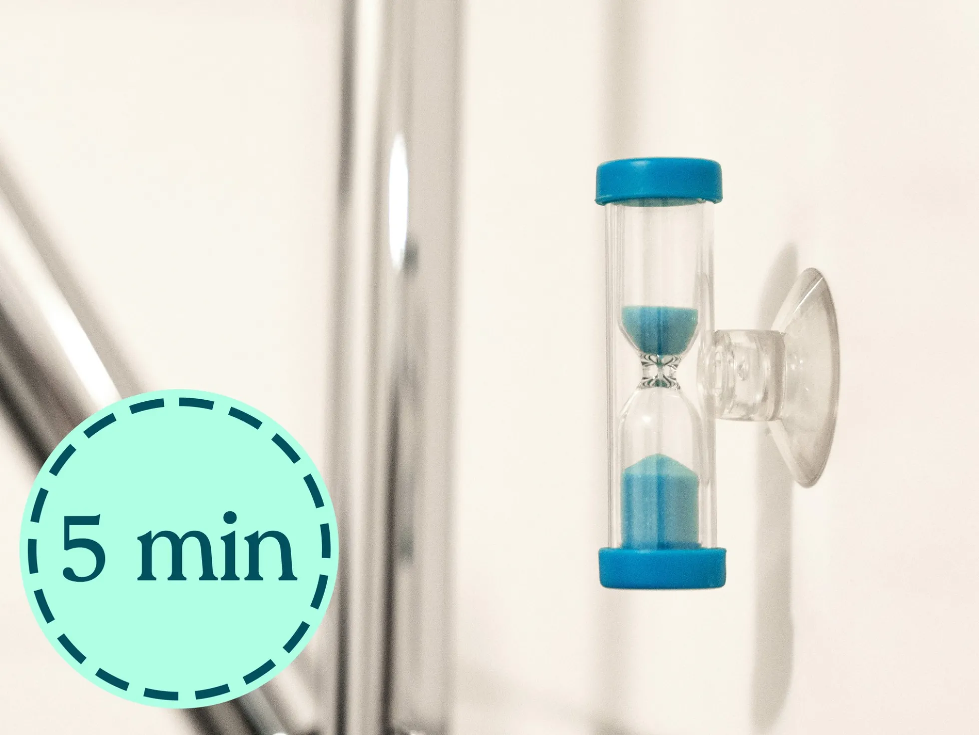 Sanduhr Mit Saugnapf 5 Minuten