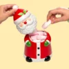 Schale mit Deckel - Weihnachtsmann