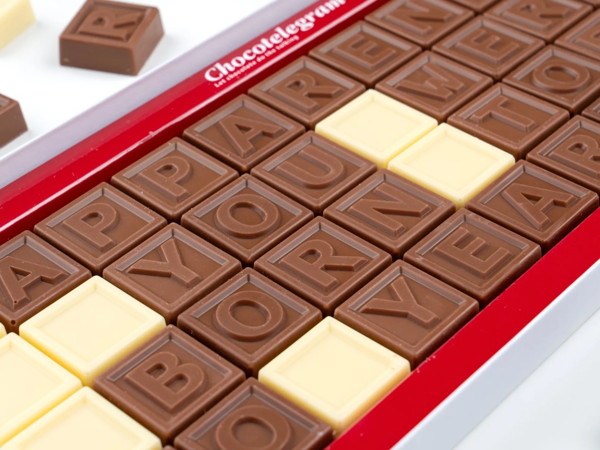 Schokolade mit eigenem Text