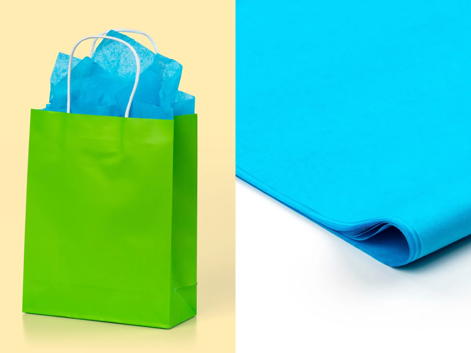 Seidenpapier 10er-Pack - Blau