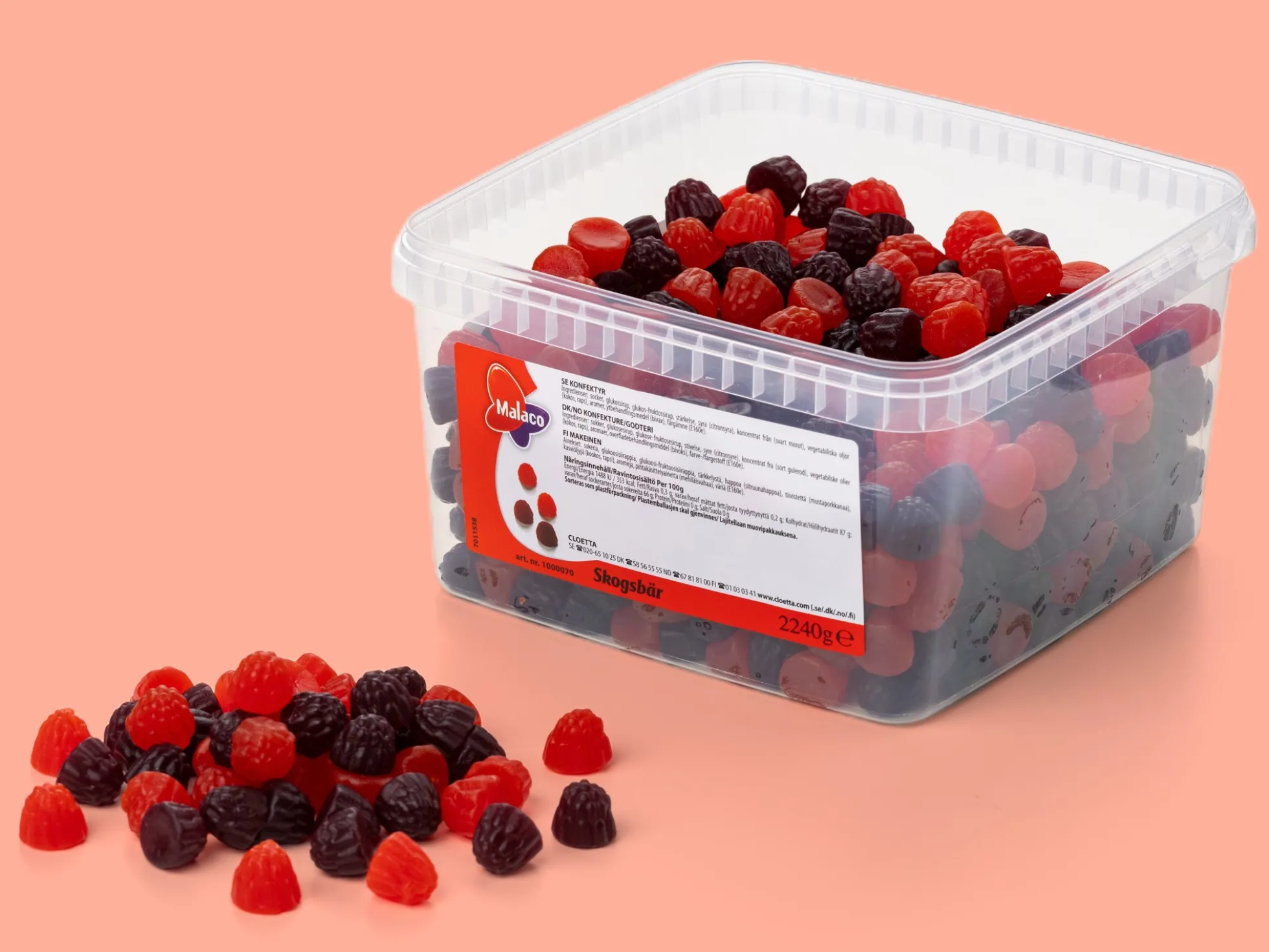 Skogsbär Waldbeeren Süßigkeiten 2,2 kg