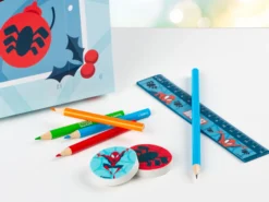 Spiderman Adventskalender Schreibutensilien