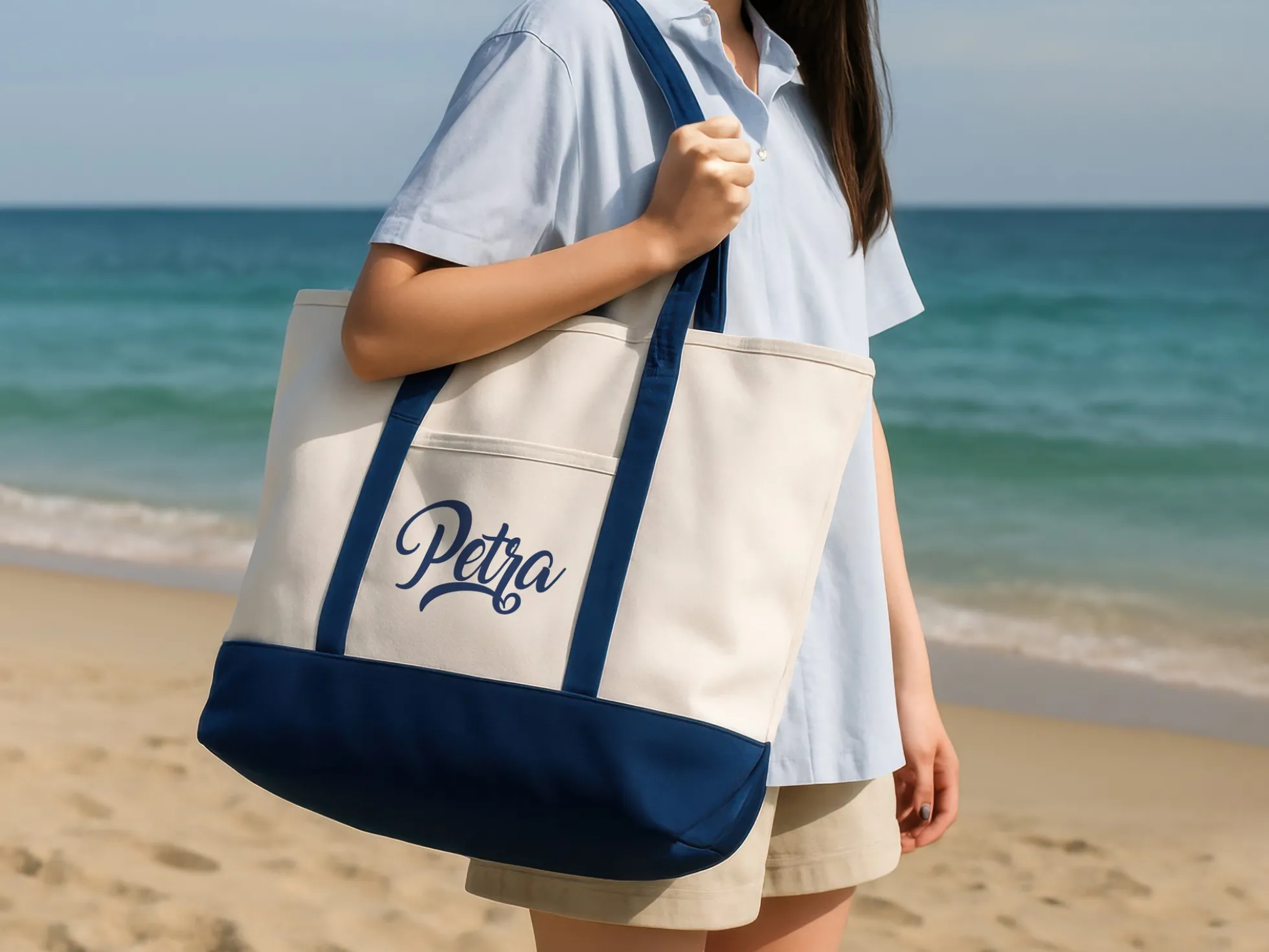 Strandtasche mit eigenem Design