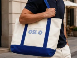 Strandtasche mit eigenem Text