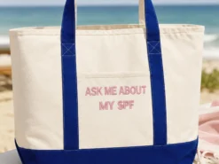 Strandtasche mit eigenem Text