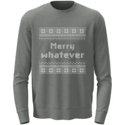 Sweatshirt mit eigenem Text – Weihnachtsdesign