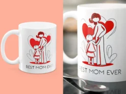 Tasse mit Aufdruck - Best Mom Ever