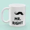 Tasse mit Aufdruck - Mr. Right